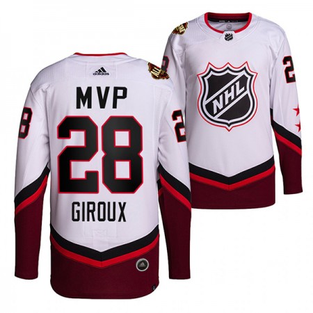 Philadelphia Flyers Claude Giroux 28 MVP 2022 NHL All-Star Wit Authentic Shirt - Mannen